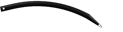 Dent de Fourche Ø25 LG 530 Courbee PR Pince Balle référence fournisseur 217335